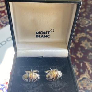 Gently used cuff links, Mont Blanc